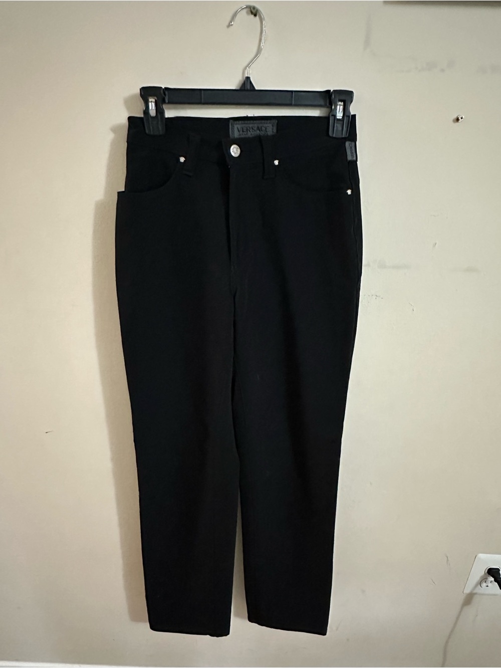 Versace Black Straight-Leg Women’s Jeans